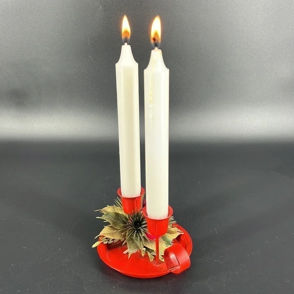 Vintage Enamel Candle Holder